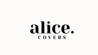 Alice Covers logo in black text, designed in the elegant Yeseva One font, representing premium mobile phone covers supplying all over the world.